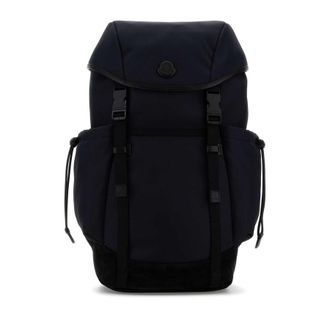 Moncler Midnight Blue Canvas Backpack