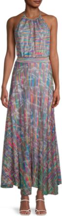 Missoni Multicoloured stretch-silk Halter Neck Dress Size XS