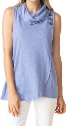 Habitat Peruvian Cowl Sleeveless Top In Rain
