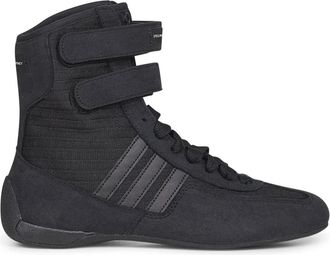 Stella McCartney Zwarte Sneakers met T-Teen en S-Golf Logo - Dames - Sneakers - Zwart - 37 1/2 EU - Katoen - Schoenen
