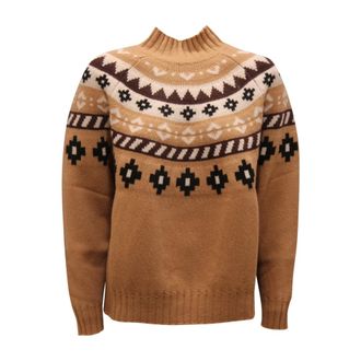 Max Mara Hardy Wol Trui - Dames - Coltruien - Beige - M - Wol - Truien & Vesten