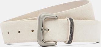Brunello Cucinelli Monili suede belt