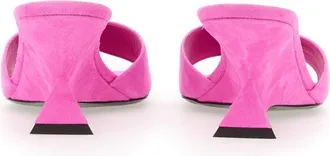 The Attico Leather Heel Mule - Pink