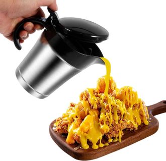 OEM Boquilla Para Salsas - Recipiente Met&aacute;lico Para Aderezos De Ensaladas, Vertedor Dise&ntilde;o Exquisito Y Elegante Para Dispensar F&aacute;cilmente Salsas Y L&iacute;quido