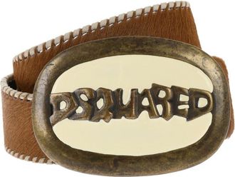 Dsquared2 Brown Logo Casual Belt