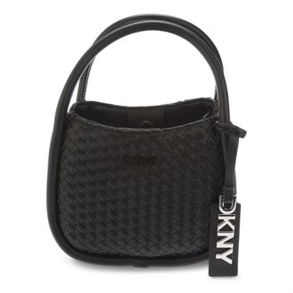 DKNY Dames Capri Hobo Schoudertas (Zwart/Zilver)