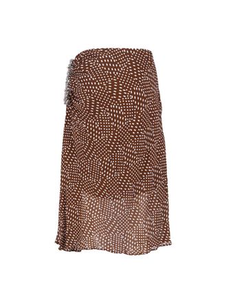 Dries Van Noten Womens Skirts Brown Viscose