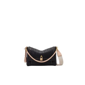 Carolina Herrera Tassen, Dames, Zwart, ONE Size, Leer, Andy Locked Multipocket Messenger