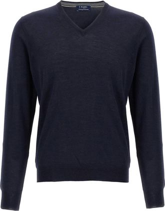Barba Heren, Truien, Blauw, Maat: 4XL Zijde