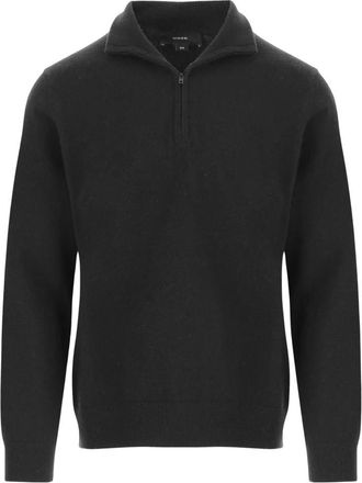 Vince Cashmere Sweater - Heren - Cashmere truien - Zwart - L - Kasjmier - Truien & Vesten