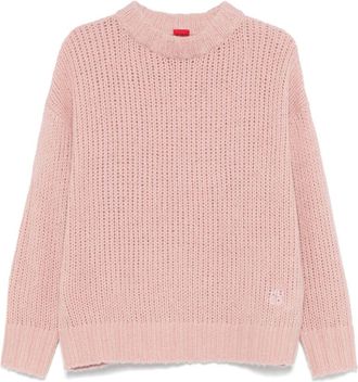 HUGO BOSS Maglione traforato - Rosa