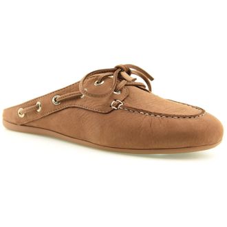 Sperry Top-Sider Slimboat Leather Womens Tan Mules - Size UK 5