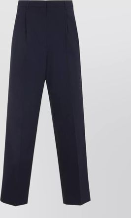 Miu Miu pleated front trousers belt loops pockets