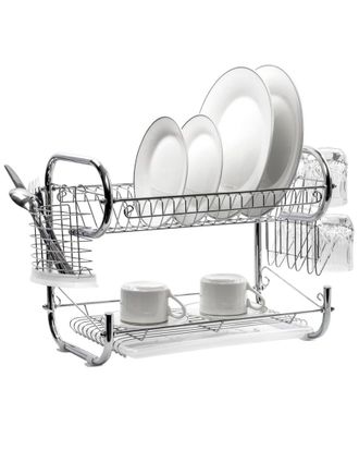 J&V Textiles Stainless Steel Dish Rack
