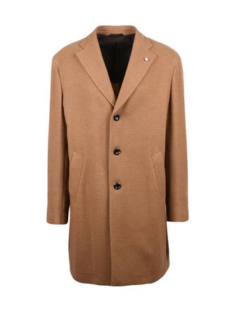 Lubiam Brown Virgin Wool Coat