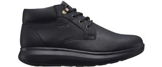 Joya Osaka Black, boots for men, full grain buffed leather chukka lace-up boots, black, 9