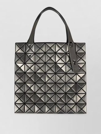 Bao Bao Issey Miyake tote bag geometric pattern top handles