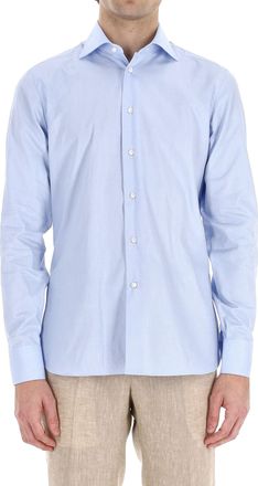 Borriello Micro Pattern Cotton Tailored Shirt