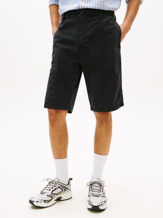 Tommy Jeans Chinoshorts TOMMY JEANS TJM OTIS COTTON CHINO, Herren, Gr. 30, N-Gr, schwarz, Web, Obermaterial: 96% Baumwolle, 4% Elasthan, unifarben, regular fit ca