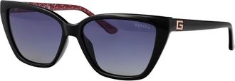 Guess Gu 7919 01D Zonnebril - Dames - Zonnebrillen - Zwart - 58 MM - Accessoires