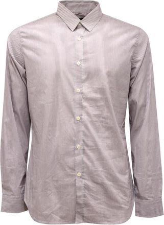 Paul Smith Slim Fit Gestreept Overhemd Groen/Bordeaux/Wit - Heren - Casual Overhemden - Veelkleurig - S - Overhemden