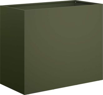 vidaXL Macetero De Jard&iacute;n Verde Oliva 60 X 30 X 40 Cm Vidaxl