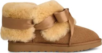 UGG Lammy laarzen met logodetail - Bruin