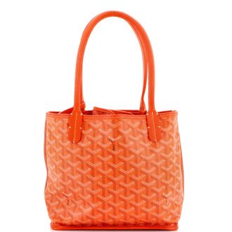 Goyard Anjou Reversible Tote Coated Canvas Mini