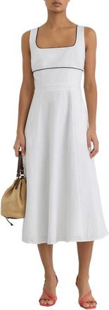 Reiss Dorethea Sleeveless Maxi Dress in Ivory at Nordstrom, Size 12 Us