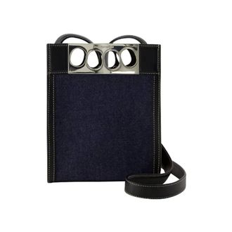 Alexander McQueen Cross Body Messenger, female, Blue, ONE SIZE, Denim shoulder-bags