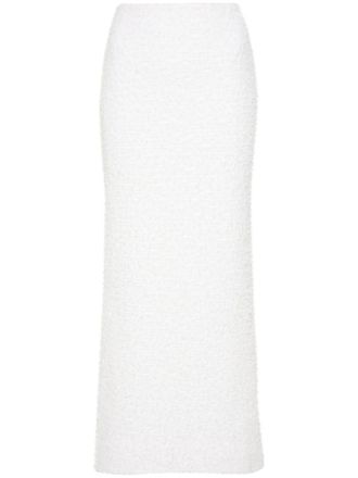 Balenciaga Maxi-rok met metallic detail - Beige