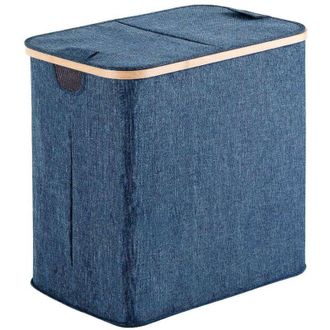 Gedy Gedy 13380500300 Yoshi Cesto Ropa 87 Litros Azul-natural - Ref: 13380500300