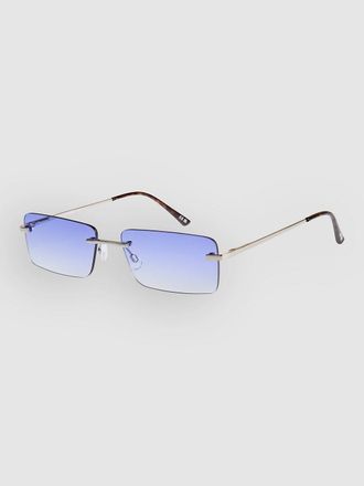 Dot Dash Rayline Shiny Silver Sonnenbrille grau