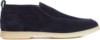 Henderson Baracco Sneakers slip-on in pelle scamosciata - Blu