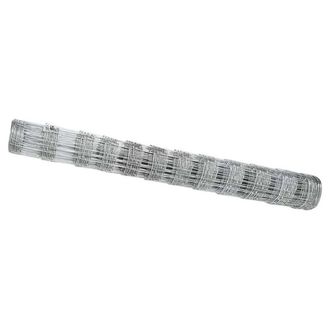 Berkfield Home Field Fence 1.2x25 m Galvanised Steel in Silver