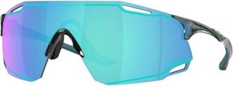 Oakley Cybr Dyno Zonnebril - unisex - Fietsaccessoires - Veelkleurig - ONE Size - Leer - Fitness