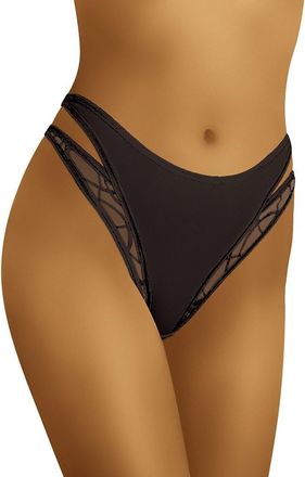 Wolbar Womens Midi Briefs WB88, Black,XL
