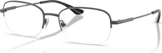 Brooks Brothers 54mm Rectangle optical glasses in Grey at Nordstrom