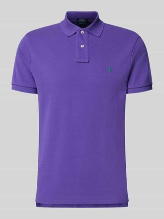 Polo Ralph Lauren Regular Fit Poloshirt aus reiner Baumwolle in Violett, Gr&ouml;&szlig;e XXL