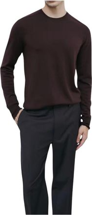 Patrizia Pepe Truien & Vesten, Heren, Rood, 2Xl, Wol, Rondgebreide trui