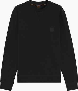 HUGO BOSS Mens Boss New WeStart Crew Sweat - Black - Size: 38