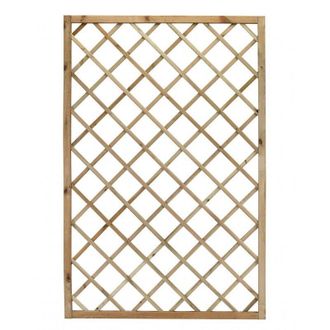 Alce Paquete De 2 Piezas De Rejilla Trendy 60x180 Cm Con Agujero De 9x9 Cm, Marco De 34x34 Cm, Ciervo
