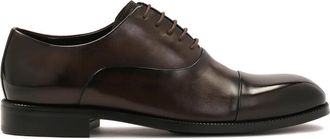 Kazar Klassieke bruine cap toe oxfords - Heren - Nette schoenen - Bruin - 45 EU - Leer - Schoenen
