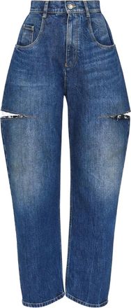Maison Margiela Jeans con dettaglio cut-out - Blu