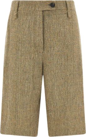 Ferragamo Bermuda con doppio anello - Marrone