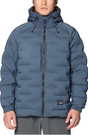Mountain Hardwear Stretchdown 700 Fill Power Down Parka in Moon Blue at Nordstrom, Size Xx-Large
