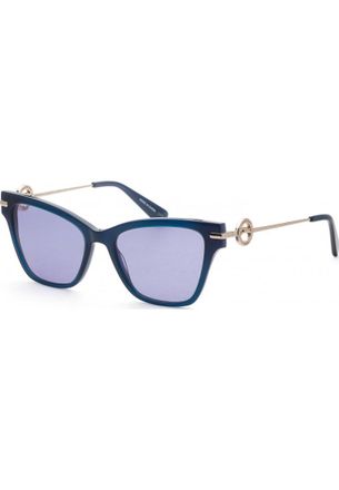 Longchamp Womens LO737S 52 400 Fashion Sunglasses - Blue - One Size