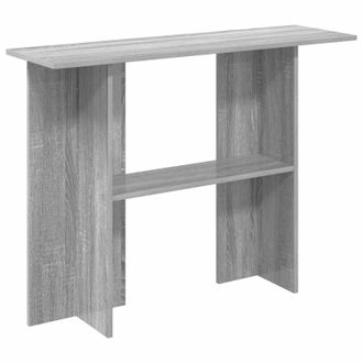 vidaXL Mesa Consola Gris Sonoma 100 X 30 X 75 Cm Madera De Ingenier&iacute;a Vidaxl