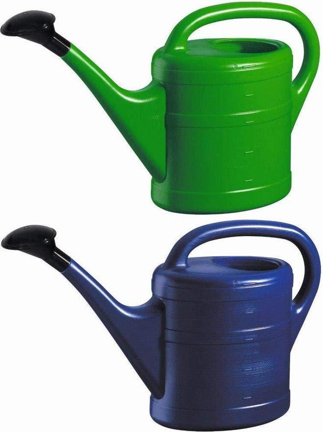 Kova&T 2X Gießkanne 5L GRÜN + BLAU + 1x KÜHLSCHRANKMAGNET! Gießkannen Kunststoff für groß & klein, Garten & Zimmerpflanzen Gieskanne Gieskannen Giesskanne 5 ab 18,98 €