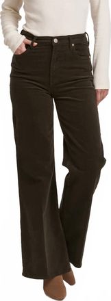 Dear John Denim Fiona High-Rise Wide-Leg Jeans In Forest Pine